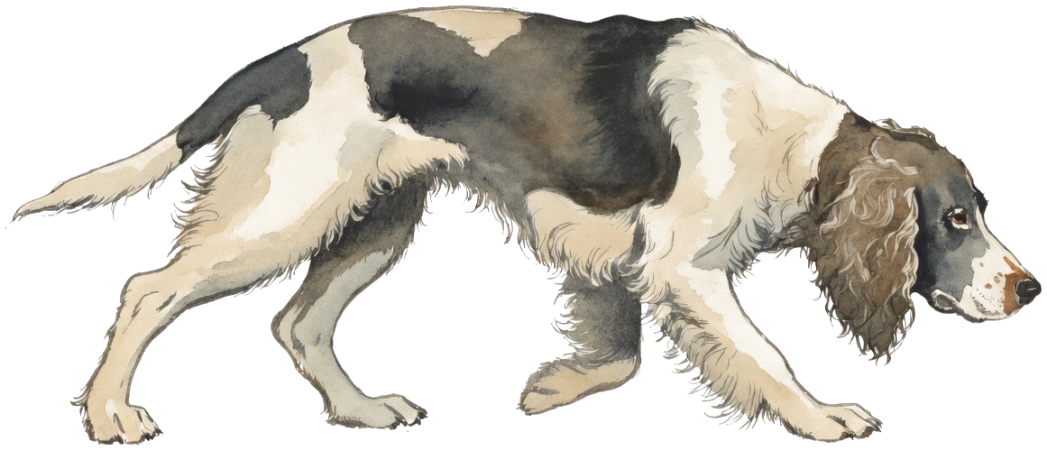 An English Springer Spaniel.
